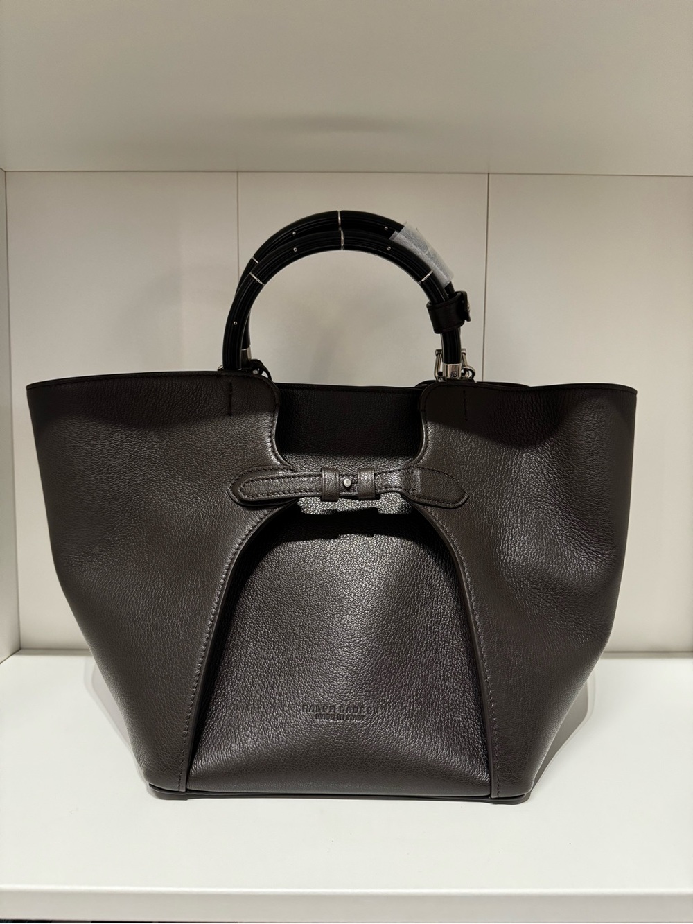 The Ralph Chain-Trim Goatskin Tote - Picture 4 of 12